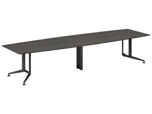 【レビュー投稿で100円OFFクーポン】【メーカー直送】コクヨ テーブル WT400 配線有 グレー 脚黒 W3600×D1200【代引不可】8人用 ミーティングテーブル チェアセット 会議用テーブル 長机 オフィ