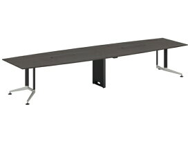 【レビュー投稿で100円OFFクーポン】【メーカー直送】コクヨ テーブル WT400 ボート形配線有 グレー W4000×D1200【代引不可】8人用 ミーティングテーブル チェアセット 会議用テーブル 長机 オフィス家具