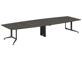 【レビュー投稿で100円OFFクーポン】【メーカー直送】コクヨ テーブル WT400 配線有 グレー 脚黒 W4000×D1500【代引不可】8人用 ミーティングテーブル チェアセット 会議用テーブル 長机 オフィス家具