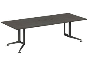 【レビュー投稿で100円OFFクーポン】【メーカー直送】コクヨ テーブル WT400 角形 配線有 グレー W2400×D1200【代引不可】8人用 ミーティングテーブル チェアセット 会議用テーブル 長机 オフィ