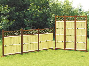 【レビュー投稿で100円OFFクーポン】【メーカー直送】ファミリー・ライフ お買得目隠し竹垣 3枚組 縦型 0335920【代引不可】園芸グッズ 園芸 ガーデニング