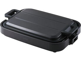 【レビュー投稿で100円OFFクーポン】【お取り寄せ】テスコム ホットプレート 角型 平面プレート 幅広 ブラック THP40A-K ホットプレート グリル鍋 IH調理器 キッチン家電 調理家電