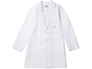 【レビュー投稿で100円OFFクーポン】【お取り寄せ】ボンマックス Leeメンズコート ホワイト L LMC76001-15 男性用 白衣 診察衣 医療服 ユニフォーム