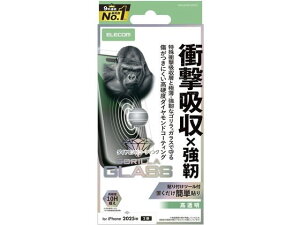 【レビュー投稿で100円OFFクーポン】【お取り寄せ】エレコム iPhone17 衝撃吸収ガラス ゴリラダイヤ PM-A25AFLGZOD スマートフォン用液晶保護フィルム スマートフォン関連品 スマホ タブレット関