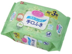【レビュー投稿で100円OFFクーポン】レック こころ想い 大人用手口ふき 80枚×3P 使いきりタイプ ウェットティッシュ