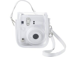 �y���r���[���e��100�~OFF�N�[�|���z�y�����񂹁z�G���R�� �`�F�L�P�[�X instax mini12�p �N���A �z���C�g IC-CCM12WH �O�r �J�����P�[�X �o�b�O �J���� �I�[�f�B�I �Ɠd
