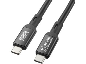 �y���r���[���e��100�~OFF�N�[�|���z�y�����񂹁z�T�����T�v���C USB5Gbps Type-C�P�[�u�� PD75W DP Alt���[�h�Ή� 5m KU-5GCCP7550 USB�P�[�u�� C to �P�[�u�� �d���^�b�v �z���p�[�c �Ɠd