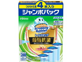 【マラソン限定★ポイント2倍＆2,000円クーポン】ジョンソン スラビングバブル トイレスタンプ最強抗菌 エレガンスフラワー 替4P トイレ用洗剤 掃除用洗剤 洗剤 清掃