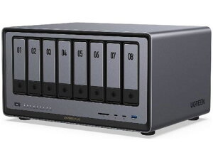 �y���r���[���e��100�~OFF�N�[�|���zUGREEN NAS�X�g���[�W NASync SATA8�x�C 272TB�Ή� DXP8800PLUS NAS �O�t���h���C�u USB������ �p�\�R�� �Ɠd