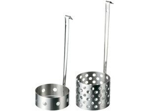 【レビュー投稿で100円OFFクーポン】【お取り寄せ】18-0 パンチング かき揚げリング φ90×H70mm 揚箸 天ぷらバット ゆで麺鍋 小物 鍋 フライパン 厨房 キッチン