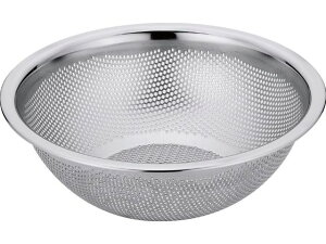 【レビュー投稿で100円OFFクーポン】【お取り寄せ】三宝産業 UK 18-8 HACCP対応 パンチング 水切りボール 21cm ボウル ザル バット 厨房 キッチン
