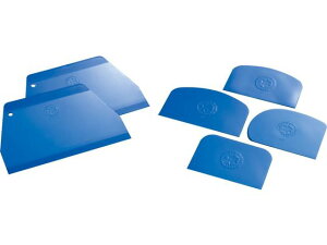 【レビュー投稿で100円OFFクーポン】【お取り寄せ】寿菓工精器 耐熱ドレッジ ブルー 小 4pc ゴムヘラ スケッパー 製菓 厨房 キッチン