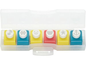 【レビュー投稿で100円OFFクーポン】【お取り寄せ】カール事務器 ミニクラフトパンチセット ポップスター CN12804 小型 中型 パンチ 文具 事務