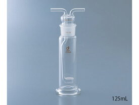 【お取り寄せ】クライミング ガス洗浄瓶(板フィルター付き)500mL 0457-03-101 ガラス製品 実験用 小物 機材 研究用