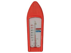 【お取り寄せ】日本計量器工業 お風呂用温度計 舟型赤色 JC-4223日本計量器工業 お風呂用温度計 舟型赤色 JC-4223 アナログ温度計 湿度 計測 研究用