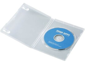 【お取り寄せ】サンワサプライ DVDトールケース 1枚収納 クリア 10枚セット DVDトールケース メディアケース 記録メディア テープ