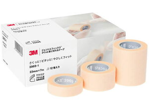 【レビュー投稿で100円OFFクーポン】【お取り寄せ】3M ジェントルフィックス さくっと楽に切れるテープ 3969SP0 12巻 不織布タイプ 手切れ可 サージカルテープ 衛生材料