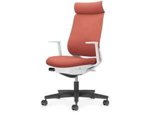 【レビュー投稿で100円OFFクーポン】【メーカー直送】コクヨ ミトラ2 布 アディショナルL字肘 黒脚本体白ソフトテラコッタ【代引不可】【組立・設置・送料無料】肘なし 布張りチェア オフ