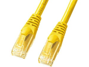 【レビュー投稿で100円OFFクーポン】【お取り寄せ】サンワサプライ カテゴリ6Aより線LANケーブル (イエロー 5m) LANケーブルカテゴリー6E LANケーブル ケーブル 電源タップ 配線パーツ 家電