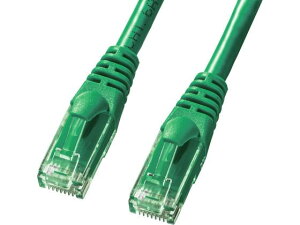 【レビュー投稿で100円OFFクーポン】【お取り寄せ】サンワサプライ カテゴリ6Aより線LANケーブル (グリーン 10m) LANケーブルカテゴリー6E LANケーブル ケーブル 電源タップ 配線パーツ 家電