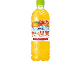 サントリー天然水 きりっと果実 オレンジ&マンゴー600ml 果汁飲料 野菜ジュース 缶飲料 ボトル飲料