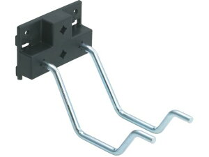 【レビュー投稿で100円OFFクーポン】【お取り寄せ】TRUSCO パンチングパネル用クランクフック 2本タイプ B型ベース 物品棚 収納オプション 保管 作業