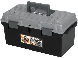 【レビュー投稿で100円OFFクーポン】送料無料【お取り寄せ】JEJアステージ 工具収納箱 ツールパワー 490 ブラック 3673700 樹脂製工具箱 工具箱 ツールバッグ 作業用品 工具