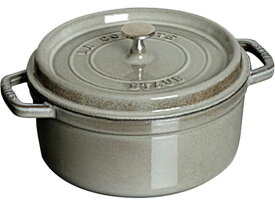 【お取り寄せ】STAUB ストウブ ピコ・ココット ラウンド 34cm グレー 40510-308 キッチン 雑貨 テーブル