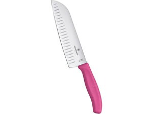 【レビュー投稿で100円OFFクーポン】【お取り寄せ】Victorinox FC三徳庖丁プラス ピンク 6.8526.17L5E キッチン雑貨