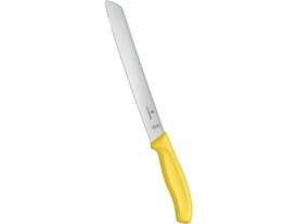 【お取り寄せ】Victorinox FCブレッドナイフ 21cm イエロー 6.8636.21L8E 包丁 専門包丁 ナイフ 厨房 キッチン テーブル