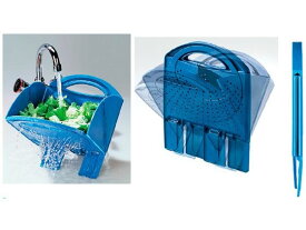 【お取り寄せ】Zwilling スコラ・トゥット 折りたたみ式水切り ブルー 3603000 キッチン 雑貨 テーブル