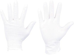 【レビュー投稿で100円OFFクーポン】【お取り寄せ】TRUSCO 使い捨て極薄手袋 Lサイズ (100枚入) DPM6981NL ニトリルゴム 粉付き 使い捨て手袋 作業用手袋