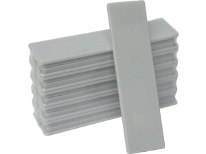 【レビュー投稿で100円OFFクーポン】【お取り寄せ】日本統計機 マグネット式片面名札22×82 灰 10枚 S25-1GL 掲示板 ポップ 吊り下げ POP 掲示