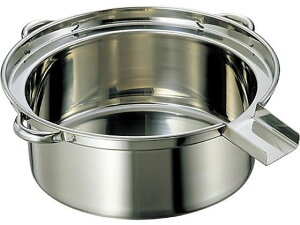 【レビュー投稿で100円OFFクーポン】送料無料【お取り寄せ】EBM 18-8 ゆで麺鍋 小(475)A・Bタイプ 0867100 揚箸 天ぷらバット ゆで麺鍋 小物 鍋 フライパン 厨房 キッチン