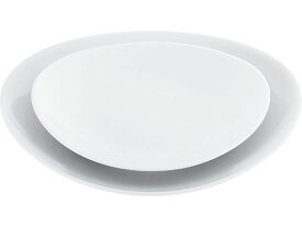 【お取り寄せ】EBM 磁器 中華・洋食兼用食器 白楕円皿 17cm カヌー型皿 洋食器 キッチン テーブル