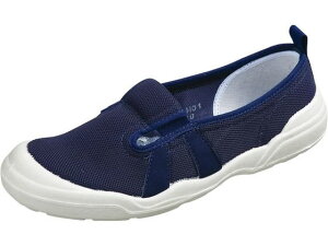 【レビュー投稿で100円OFFクーポン】【お取り寄せ】MS大人の上履き01 スリッポンタイプ 男女兼用 ネイビー 24.0cm 室内履き リハビリシューズ 看護 医療