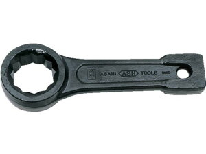 【レビュー投稿で100円OFFクーポン】【お取り寄せ】ASH 打撃めがねレンチ58mm DR0058 めがねレンチ レンチ スパナ プーラー 作業用品 工具