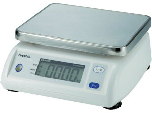 【レビュー投稿で100円OFFクーポン】【お取り寄せ】カスタム シャワープルーフはかり(ステンレス皿付き) CS-2000SS はかり 測定 計測 作業