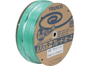 【レビュー投稿で100円OFFクーポン】【お取り寄せ】TRUSCO スパッタブレードチューブ 8.5×12.5mm 100m ドラム巻 SPB-8.5-100 エアチューブ ホース 流体継手 チューブ 生産加工用品 作業用品 工具
