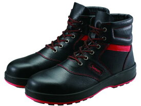 【お取り寄せ】シモン 安全靴 編上靴 SL22-R黒/赤 28.0cm SL22R-28.0 安全靴 作業靴 安全保護具 作業