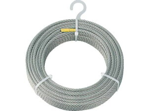 【レビュー投稿で100円OFFクーポン】送料無料【お取り寄せ】TRUSCO ステンレスワイヤロープ Φ8.0mm×50m CWS-8S50 チェーン ワイヤー 接合金物 土木 建築資材