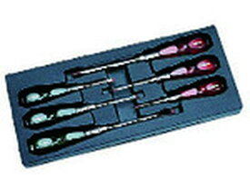 【スーパーSALE限定2,000円クーポン＆11日9:59迄ポイント2倍】 【お取り寄せ】ネプロス 木柄ドライバセット[6本組] NTD306 グリップドライバー ドライバー 六角棒レンチ 作業用品 工具