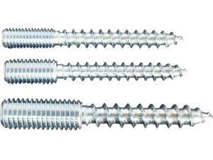 【レビュー投稿で100円OFFクーポン】【お取り寄せ】MIYAGAWA M12四角穴付スタッド木ねじ 三価クロメート 9×50 3本入 FX048-50-PC1 ボルト ねじ 釘 素材 作業用品 工具