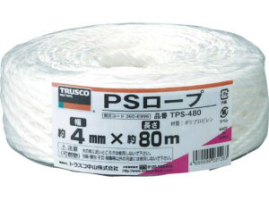 yubNtCf[聚279:59X|Cg2{zy񂹁zTRUSCO PS[v 4mm×80m  TPS-480 PP[v בR 