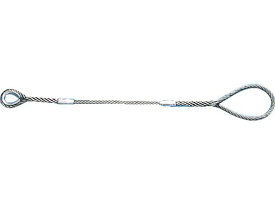 【お取り寄せ】TRUSCO Wスリング Bタイプ 片端シンブル入り 6mm×2m GRB-6S2 ワイヤー スリング 吊具 バランサー 物流 作業
