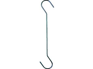 【レビュー投稿で100円OFFクーポン】【お取り寄せ】ニッサチェイン ロングエスフック 450mm A-451 Sカン S字フック ネット用フック ピン フック 掲示物留め 吊下げ POP 掲示