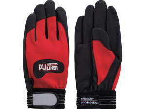 【レビュー投稿で100円OFFクーポン】【お取り寄せ】富士グローブ 合成皮革手袋 PUライナーアルファ レッド S 0770 合成皮革手袋 革手袋 合皮手袋 PU手袋 作業用手袋