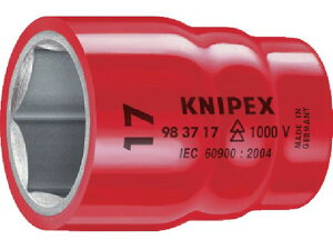 【レビュー投稿で100円OFFクーポン】【お取り寄せ】KNIPEX 絶縁ソケット 3/8×12mm 9837-12 自動車用ヒューズ 絶縁工具 空調 電設資材 作業用品 工具
