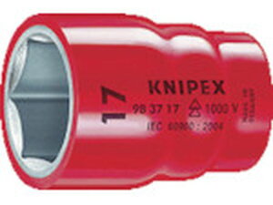 【レビュー投稿で100円OFFクーポン】【お取り寄せ】KNIPEX 絶縁ソケット 3/8×3/8mm 9837-3 8 自動車用ヒューズ 絶縁工具 空調 電設資材 作業用品 工具