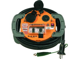 【お取り寄せ】ハタヤ 負荷電流値設定可変型ELBボックス 電線5m EB-5Vハタヤ 負荷電流値設定可変型ELBボックス 電線5m EB-5V 延長コード コードリール 工事 作業 工具